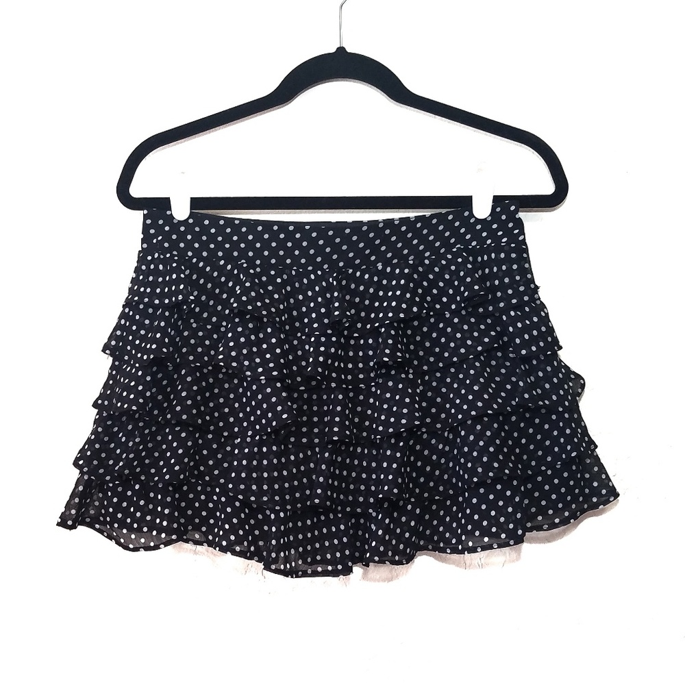 F21 Polka Dot Mini Skirt